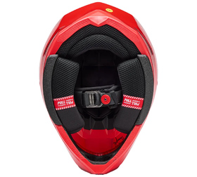 Casque cross Bell Moto-10 Mips Fade Rouge 2026 Dessous