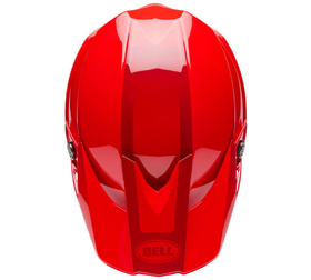 Casque cross Bell Moto-10 Mips Fade Rouge 2026 Dessus