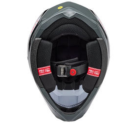 Casque cross Bell Moto-10 Mips Falcon Blanc 2026 Dessous