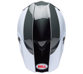 Casque cross Bell Moto-10 Mips Falcon Blanc 2026 Dessus