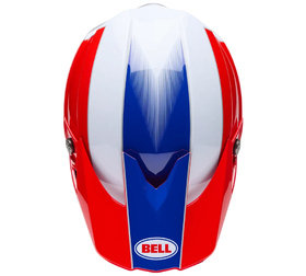 Casque cross Bell Moto-10 Mips Falcon Rouge 2026 Dessus