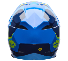 Casque cross Bell Moto-10 Mips Pulse Bleu 2027 Derrière