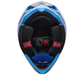 Casque cross Bell Moto-10 Mips Pulse Bleu 2027 Dessous