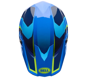 Casque cross Bell Moto-10 Mips Pulse Bleu 2027 Dessus