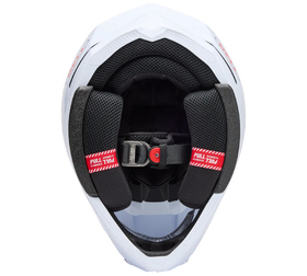 Casque cross Bell Moto-10 Mips Solid Blanc 2026 Dessous