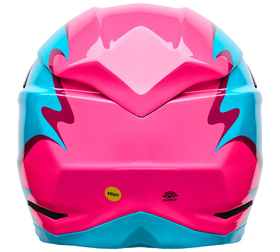 Casque cross Bell Moto-10 Spherical Fluid Bleu 2026 Derrière