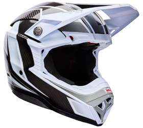 Casque cross Bell Moto-10 Spherical Grid Blanc-Noir 2026