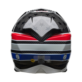 Casque cross Bell Moto-10 Spherical RSD Old Glory 2025 Derrière