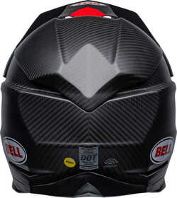 Casque cross Bell Moto-10 Spherical Satin Black 2024 Derrière