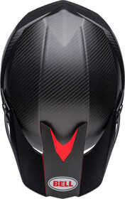 Casque cross Bell Moto-10 Spherical Satin Black 2024 Dessus