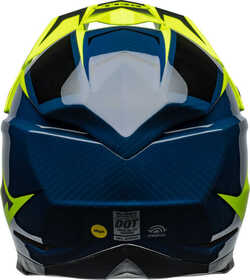 Casque cross Bell Moto-10 Spherical Sliced 2024 Derrière