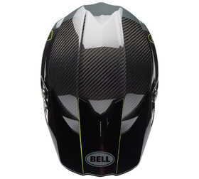 Casque cross Bell Moto-10 Spherical Strike Jaune 2026 Dessus