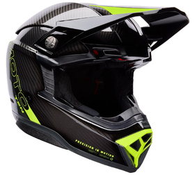 Casque cross Bell Moto-10 Spherical Strike Jaune 2026