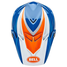 Casque cross Bell Moto-9S Flex Merchant Orange 2025 Dessus