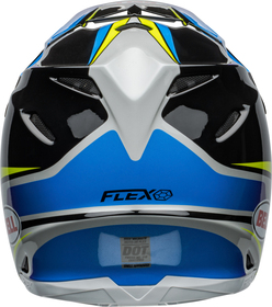 Casque cross Bell Moto-9S Flex Pro Circuit 2024 Derrière