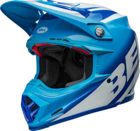 Casque cross Bell Moto-9S Flex Rail Bleu 2024