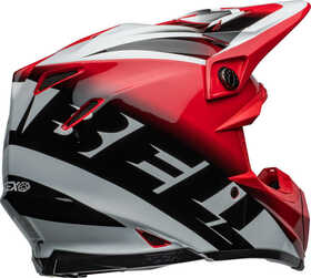 Casque cross Bell Moto-9S Flex Rail Rouge 2024 Côté