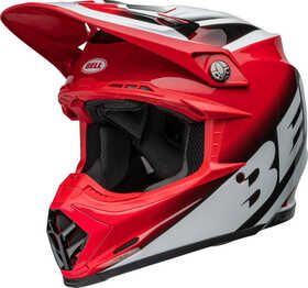 Casque cross Bell Moto-9S Flex Rail Rouge 2024