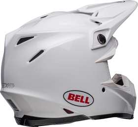 Casque cross Bell Moto-9S Flex Solid Blanc 2024 Côté