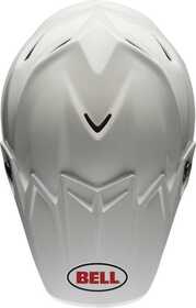 Casque cross Bell Moto-9S Flex Solid Blanc 2024 Dessus