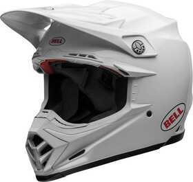 Casque cross Bell Moto-9S Flex Solid Blanc 2024