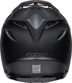 Casque cross Bell Moto-9S Flex Solid Noir Mat 2024 Derrière