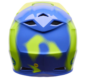 Casque cross Bell MX-10 Mips Camo Jaune Fluo 2026 Derrière