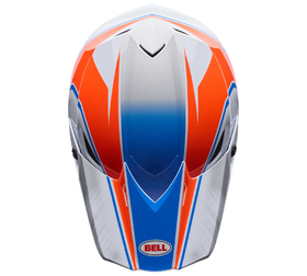Casque cross Bell MX-10 Mips Speedway Bleu 2027 Dessus