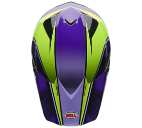 Casque cross Bell MX-10 Mips Speedway Violet 2027 Dessus