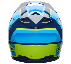 Casque cross Bell MX-10 Mips Spiral Bleu 2027 Derrière