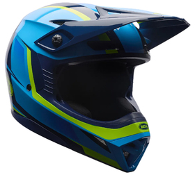 Casque cross Bell MX-10 Mips Spiral Bleu 2027