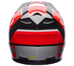 Casque cross Bell MX-10 Mips Spiral Rouge 2027 Derrière