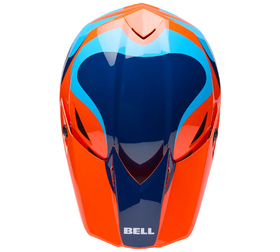 Casque cross Bell MX-10 Mips Wave Orange 2026 Dessus