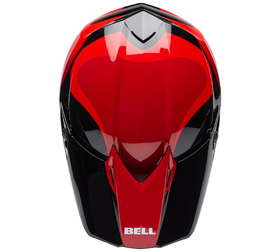 Casque cross Bell MX-10 Mips Wave Rouge 2026 Dessus