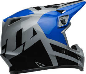 Casque cross Bell MX-9 Mips Alter Ego Bleu 2024 Côté