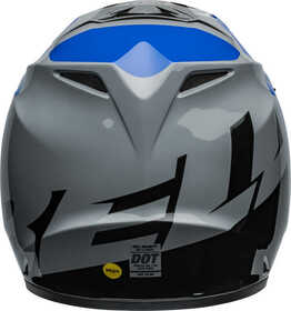 Casque cross Bell MX-9 Mips Alter Ego Bleu 2024 Derrière