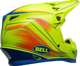 Casque cross Bell MX-9 Mips Zone Jaune Fluo 2024 Côté