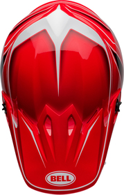 Casque cross Bell MX-9 Mips Zone Rouge 2024 Dessus