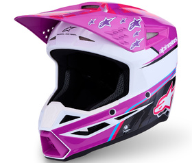 Casque cross Enfant Alpinestars S-M3 Falcon Rose 2027