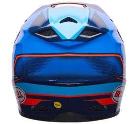 Casque cross Enfant Bell MX-10 Mips Speedway Bleu 2027 Derrière