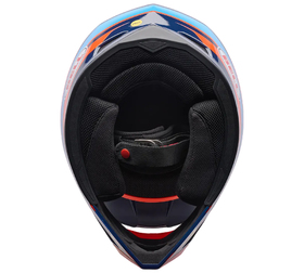Casque cross Enfant Bell MX-10 Mips Speedway Bleu 2027 Dessous