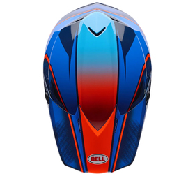 Casque cross Enfant Bell MX-10 Mips Speedway Bleu 2027 Dessus