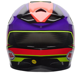 Casque cross Enfant Bell MX-10 Mips Speedway Violet 2027 Derrière