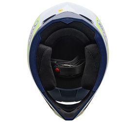 Casque cross Enfant Bell MX-10 Mips Spiral Jaune Fluo 2027 Dessous