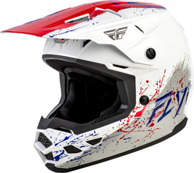 Casque cross Enfant Fly Racing Kinetic Drip Rouge 2027