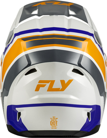Casque cross Enfant Fly Racing Kinetic Scrap Blanc 2027 Derrière