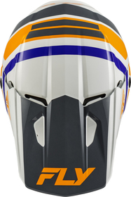 Casque cross Enfant Fly Racing Kinetic Scrap Blanc 2027 Dessus