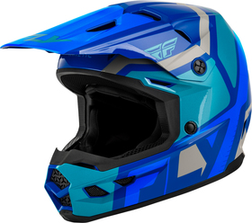 Casque cross Enfant Fly Racing Kinetic Scrap Bleu 2027