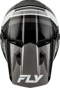 Casque cross Enfant Fly Racing Kinetic Scrap Noir 2027 Dessus