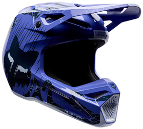 Casque cross Enfant Fox V1 Diffuse Violet 2026